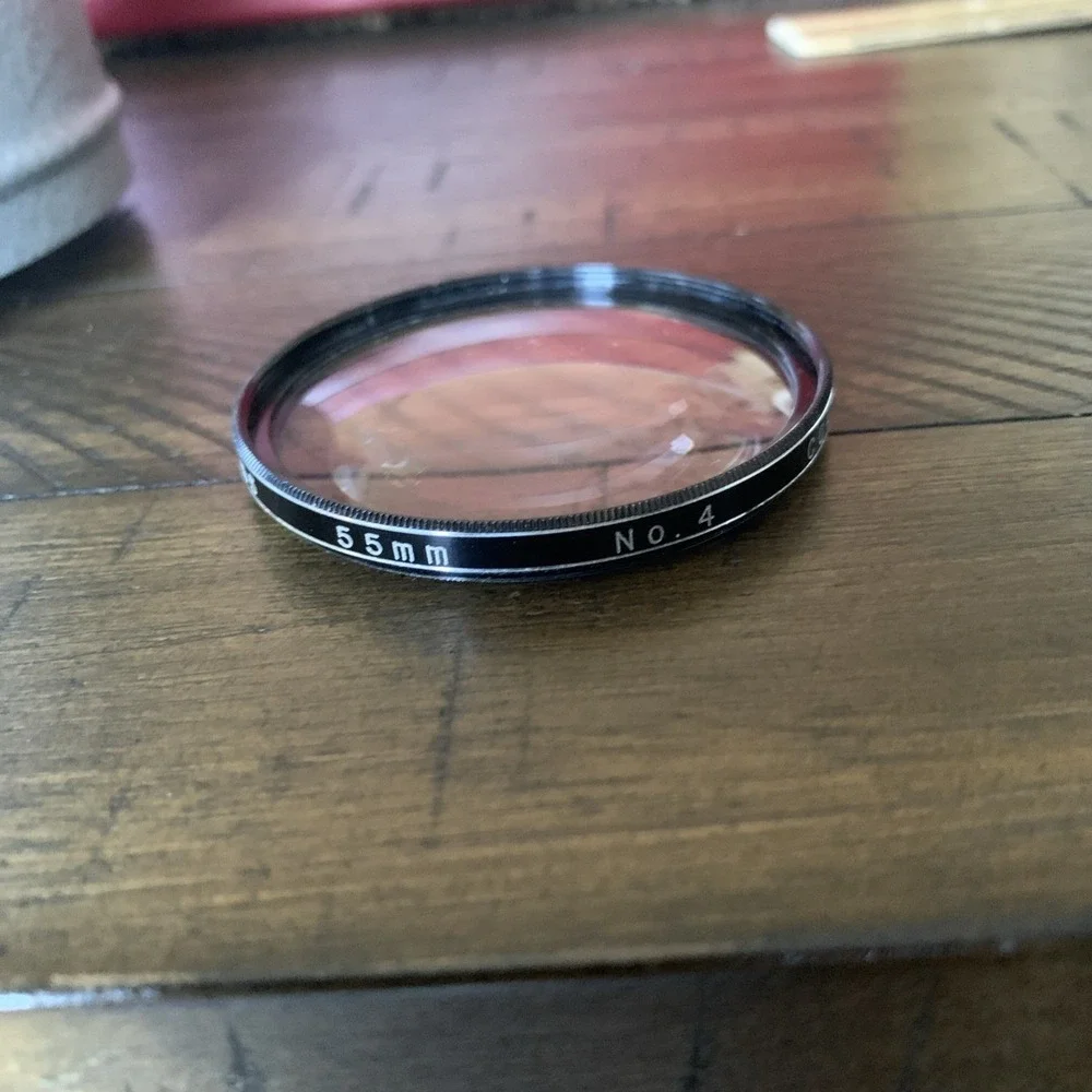Vivitar Camera Close Up Coated 55mm Filter Lens No 4 USA Replacement‎ Part